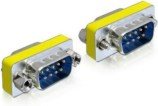 DeLock Convertor Serial masculin în Serial masculin Argintiu 1buc 65009