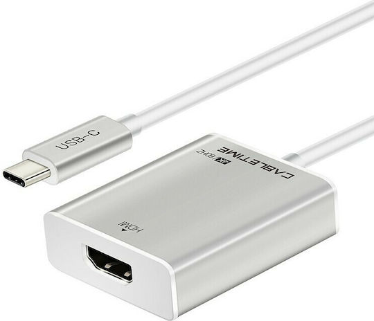 Cabletime C160 Converter USB-C male to HDMI female Gray 1pcs