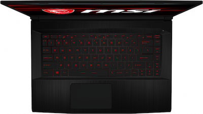 GF63 Thin 10UC 15.6" 144Hz (i7-10750H/8GB/512GB SSD/GeForce RTX 3050/Без операционна система) (US Клавиатура)