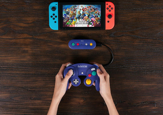 8Bitdo Adaptor Controler GBros pentru Switch Violet