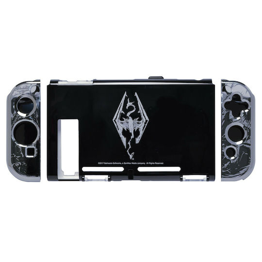 Hori Elder Scrolls V Skyrim Limited Edition Protector Πλαστική Θήκη Προστασίας για Κονσόλα Switch Μαύρη