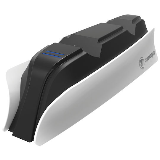Snakebyte Twin:Charge 5 Βάση για 2 χειριστήρια PS5 με φωτισμό LED Λευκή SB916168