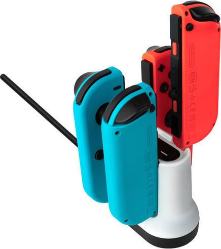 PDP Joy-Con Charging Shuttle Βάση Φόρτισης για 1 χειριστήριο Switch Λευκή 500-188-EU