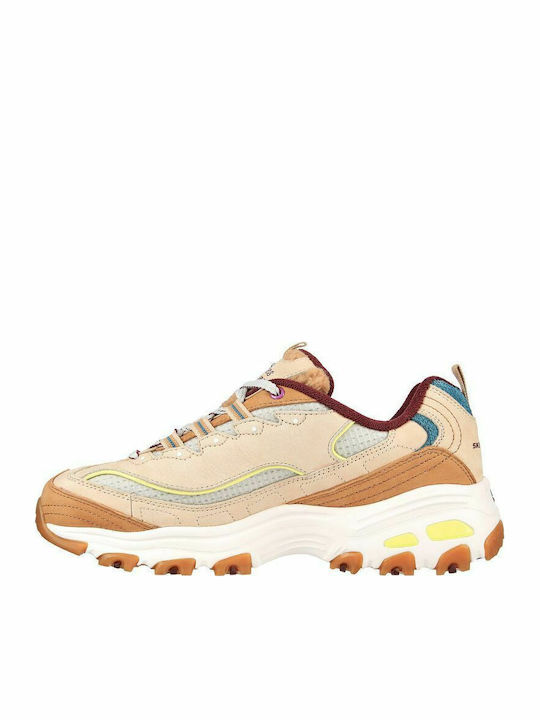 Luxe Sherpa: D'Lites Chunky Sneakers Multicolour