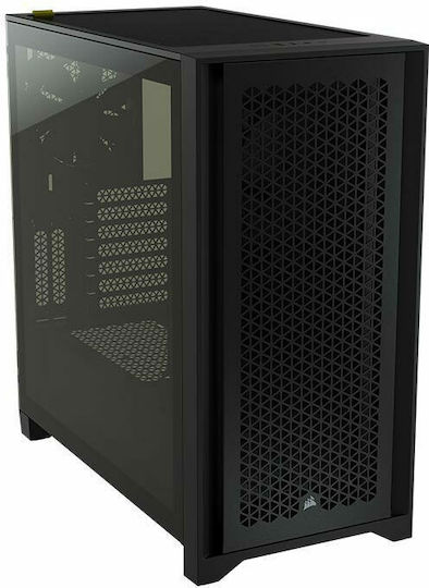 Corsair 4000D Airflow Gaming Midi Tower Computer Case with Side Window Black