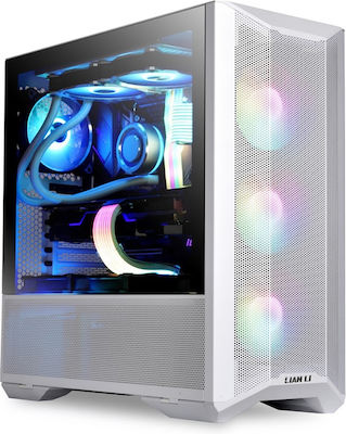 Lian Li Lancool II Mesh RGB Jocuri Middle Tower Cutie de calculator Alb
