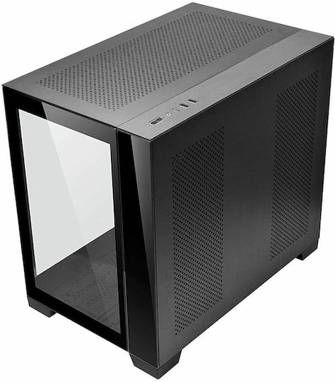 Lian Li O11 Dynamic Mini Gaming Mini Tower Computer Case with Side Window Black