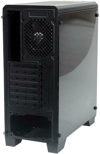 Zalman S3 TG Gaming Midi Tower Κουτί Υπολογιστή με Πλαϊνό Παράθυρο Μαύρο