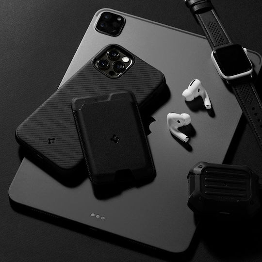Spigen MagSafe Θήκη Καρτών Valentinus σε Μαύρο χρώμα