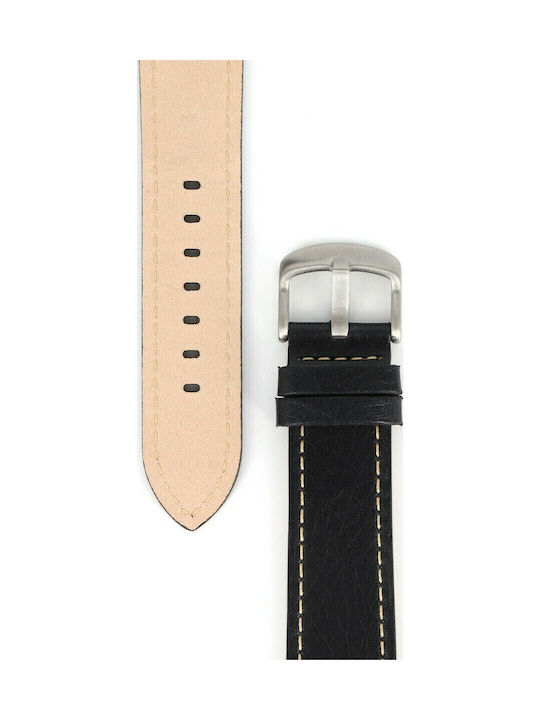Rochet Lederriemen Schwarz 22mm