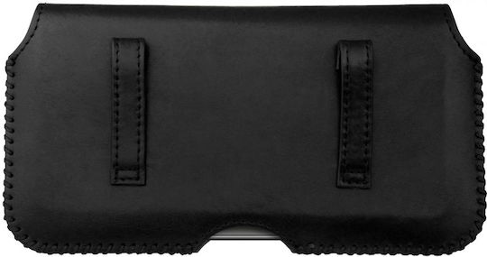 Rosso Deluxe Belt Θήκη Ζώνης 16 x 8 cm Μαύρο