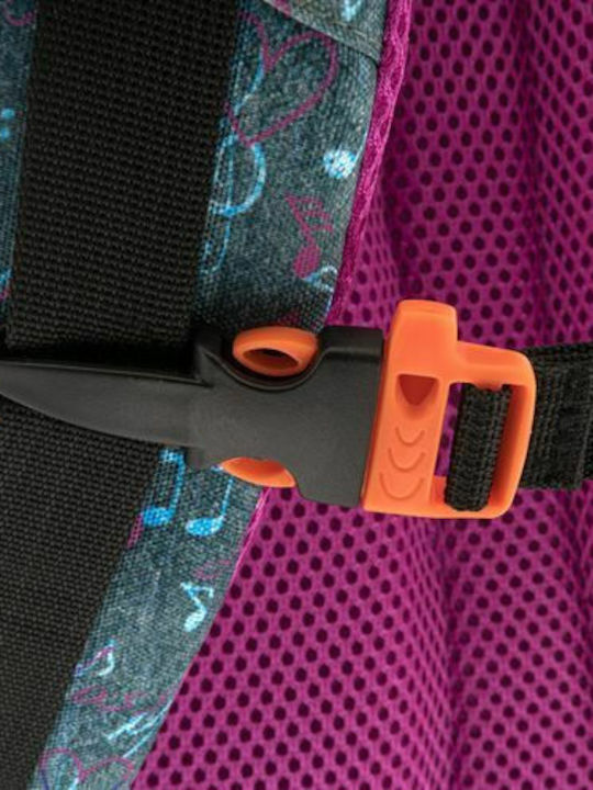 Backpack Teen Age Σχολική Τσάντα Πλάτης Δημοτικού Πολύχρωμη 30lt 2021