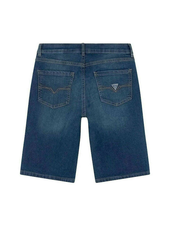 Guess Kinder Shorts/Bermudas Denim Blau