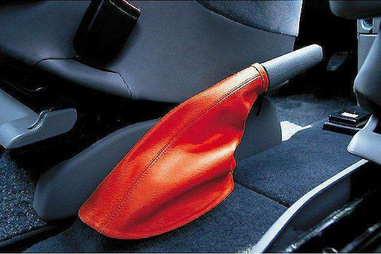 Lampa Cizme de frână de mână Husă de frână de mână din piele neagră cu șnur