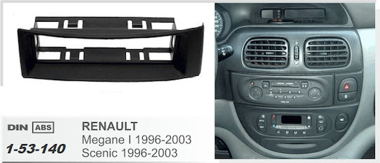 Πρόσοψη 2 Din για Renault Megane / Scenic για Renault Megane 2000 2002