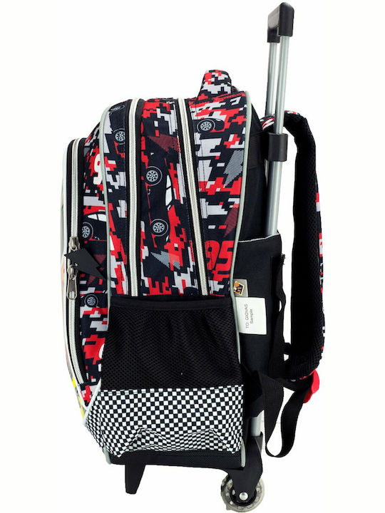 Gim School Bag Trolley Elementary Multicolour with Water Bottle Holder 27 Litres