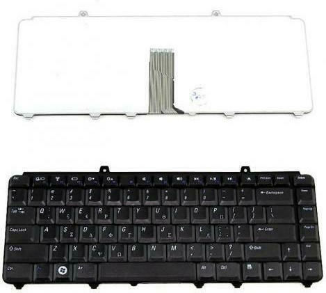 Dell Laptop Keyboard for Inspiron 1545 Without Frame and Greek (GR) Keyboard Layout in Black Colour
