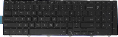 Keyboard for Dell Inspiron 15 3000/3541/3542/3543/5000/5542/5545/5547/17/5748/5000 without Frame English (US) Black