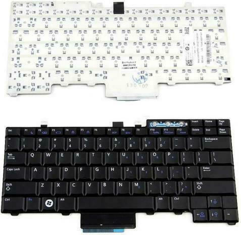 Dell Laptop Keyboard for Latitude E5500 without Frame and English (US) Layout in Black Colour K165