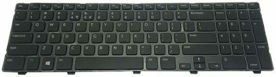 Πληκτρολόγιο Laptop για inspiron 15R 3521 χωρίς Πλαίσιο και Διάταξη Ελληνικά (GR) σε Μαύρο χρώμα