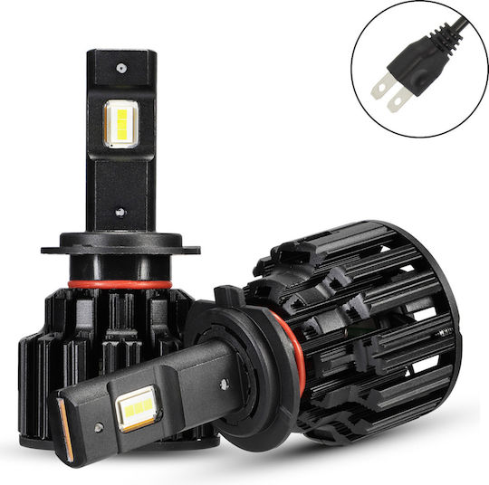 NovSight Lamps Car & Motorcycle H7 LED 6000K Cold White 11-30V 100W 2pcs