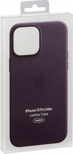 Apple Leather Case with MagSafe Back Cover Leather Dark Cherry (iPhone 13 Pro Max)