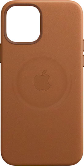 Apple Leather Case with MagSafe Back Cover Leather Brown (iPhone 12 Pro Max)