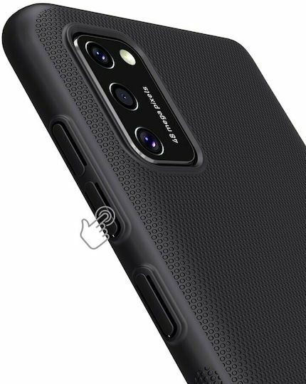 Nillkin Super Frosted Shield Back Cover Plastic Black (Galaxy A41)