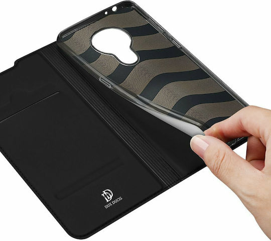 Dux Ducis Skin Pro Book Synthetic Leather Black (Nokia 3.4)