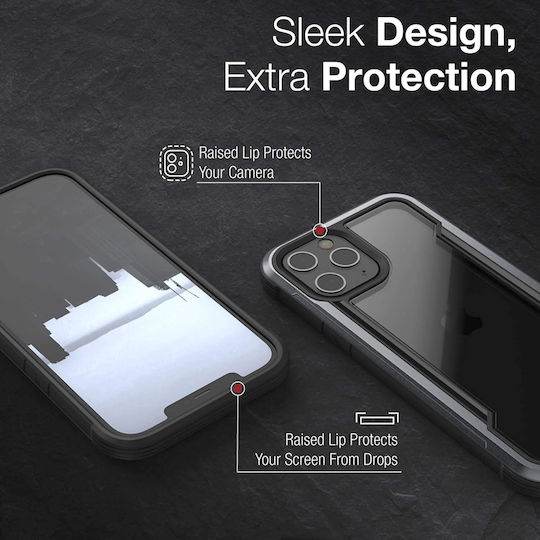X-Doria Raptic Shield Pro Umschlag Rückseite Kunststoff Rot (iPhone 13 Pro)