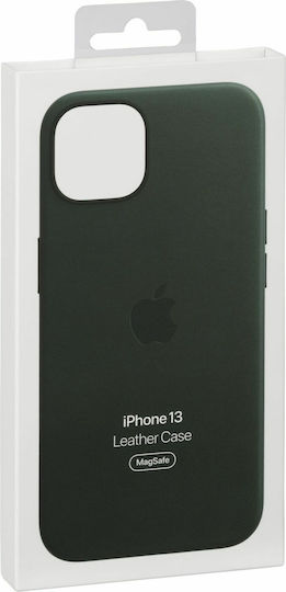 Apple Leather Case with MagSafe Back Cover Leather Sequoia Green (iPhone 13)