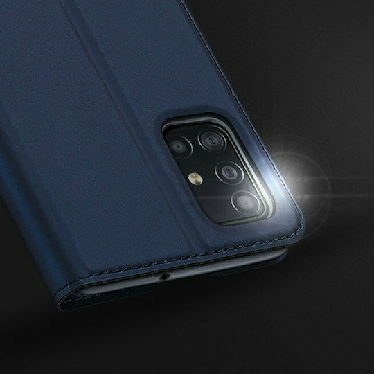 Dux Ducis Skin Pro Book Δερματίνης Navy Μπλε (Galaxy A71)