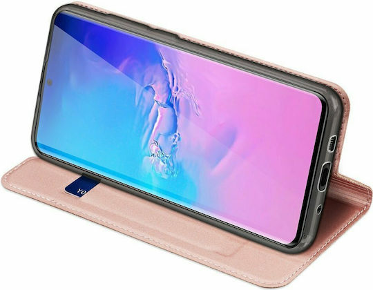 Dux Ducis Skin Pro Book Δερματίνης Ροζ Χρυσό (Galaxy S20 Ultra)