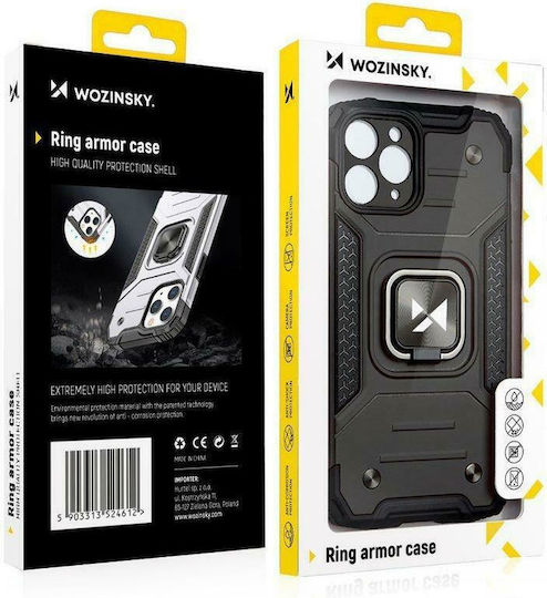 Wozinsky Ring Armor Back Cover Πλαστικό Μαύρο (iPhone 13 Pro Max)