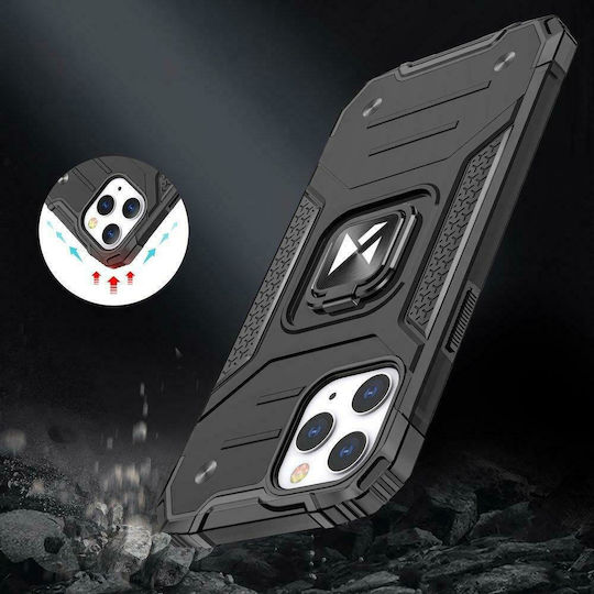 Wozinsky Ring Armor Back Cover Πλαστικό Μαύρο (iPhone 13 Pro Max)