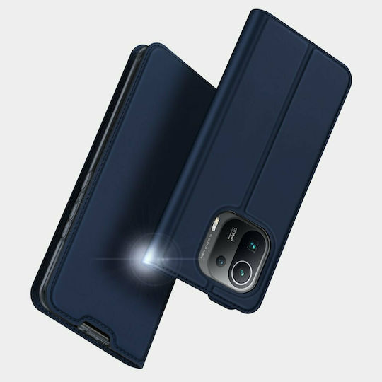 Dux Ducis Skin Pro Buchen Sie Synthetisches Leder Blau (Xiaomi Mi 11 Ultra)