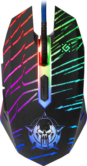 Defender Dark Agent GM-590L RGB Gaming Ποντίκι 12800 DPI Μαύρο