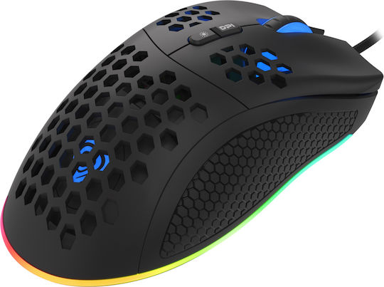 Genesis Krypton 555 RGB Gaming Ποντίκι 8000 DPI Μαύρο