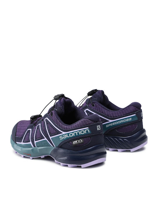 Speedcross Waterproof Kids Sports Shoes Running Slip-On Purple