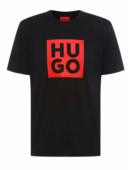 Hugo Boss Ανδρικό T-shirt Κοντομάνικο Μαύρο