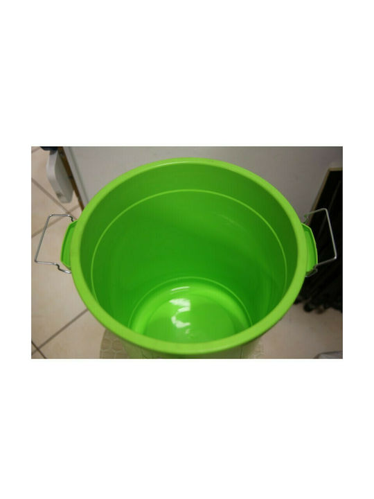 Homeplus Κάδος Απορριμμάτων Πλαστικός Πράσινος 50lt