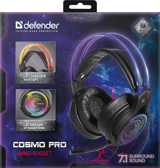 Defender Cosmo Pro Over Ear Gaming Headset με σύνδεση USB