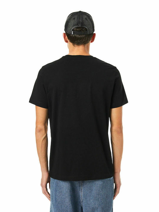 Diesel Men's Short Sleeve T-shirt Black