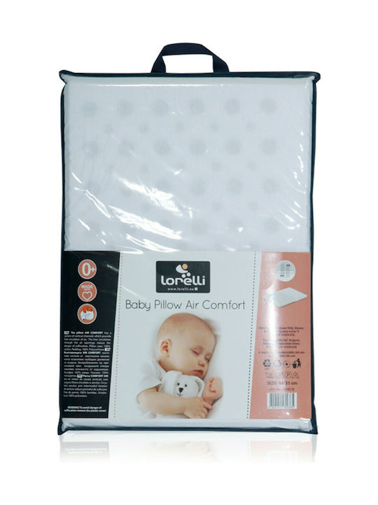Lorelli Air Comfort Baby Anti-Suffocation Pillow White 27x35cm