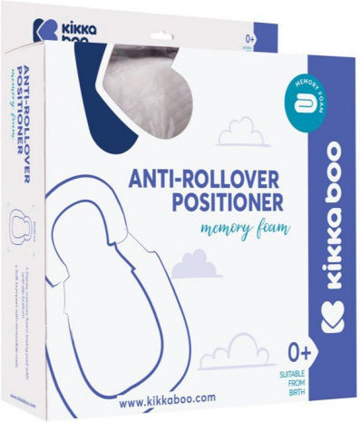Kikka Boo Бебешка възглавница-гнездо Мемори пяна Anti-Rollover Positioner Triangles Зелен 60x40cm