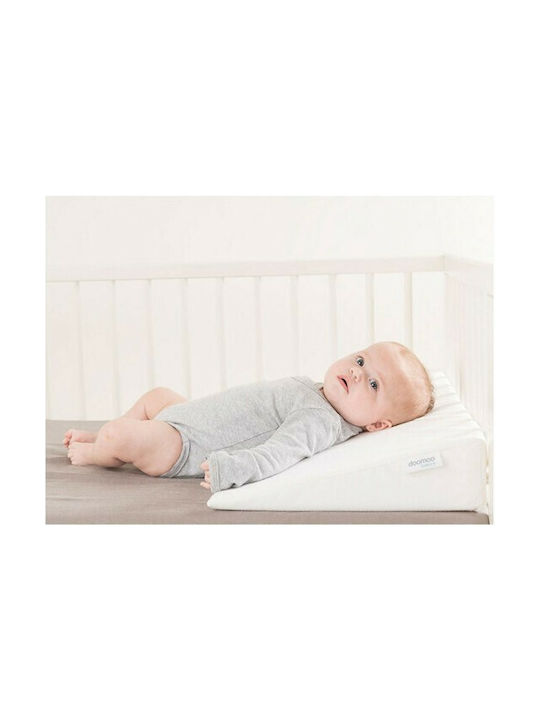 Doomoo Baby Rückenkissen Rest Easy Large Sloped Positioner Weiß 35x59cm