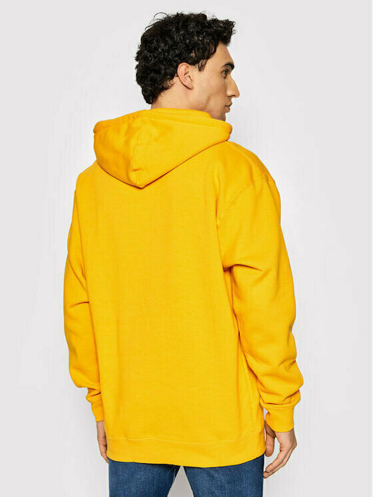 Thrasher Venture Collab Men's Sweatshirt with Hood and Pockets Yellow