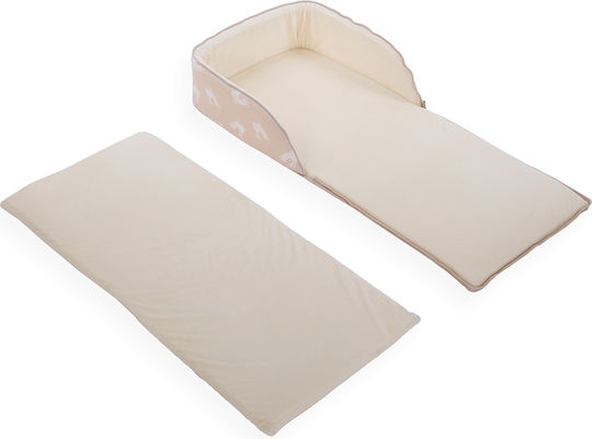 Kikka Boo Βρεφικό Μαξιλάρι Μείωσης Χώρου Memory Foam Rabbits Ροζ 80x36εκ.