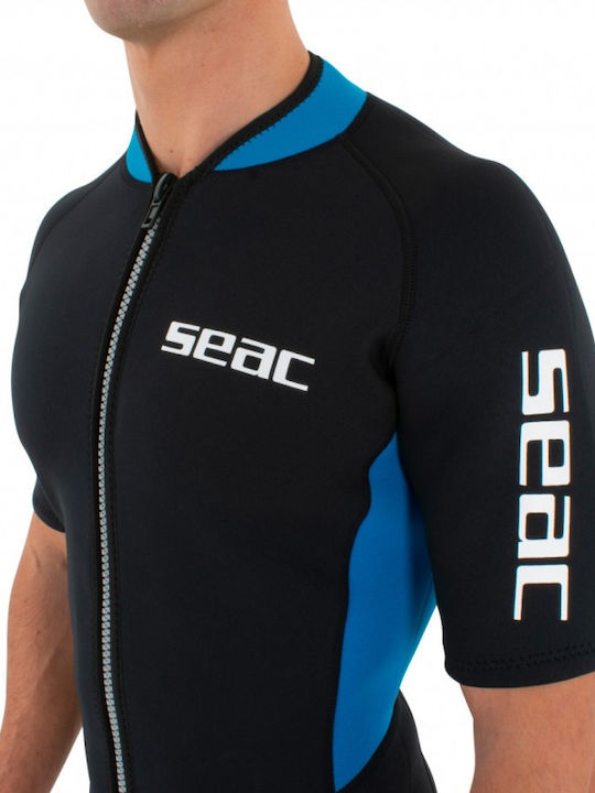 Seac Look Playsuit Wetsuit with Zip Black 2.5mm
