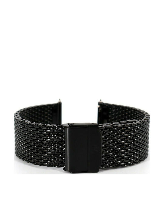 Rochet Metallic-Armband Schwarz 20mm